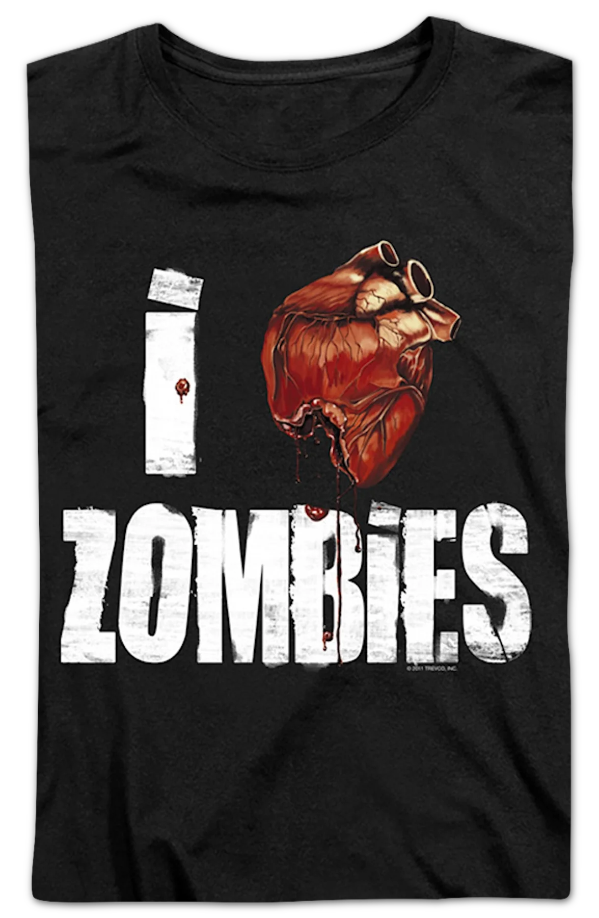 Womens I Love Zombies Shirt - Image 2