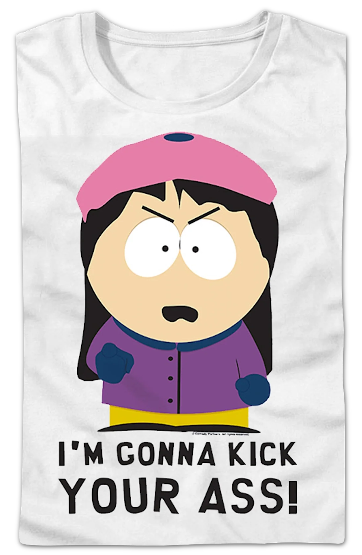 Womens I'm Gonna Kick Your Ass South Park Shirt - Image 2