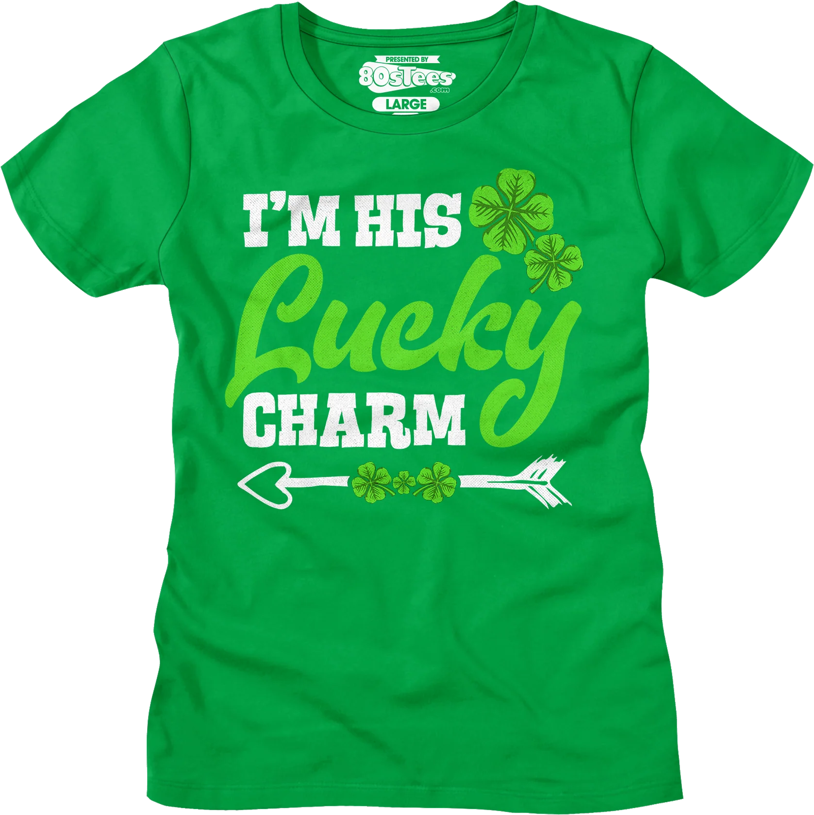 Womens I'm His Lucky Charm Shirt - Image 3