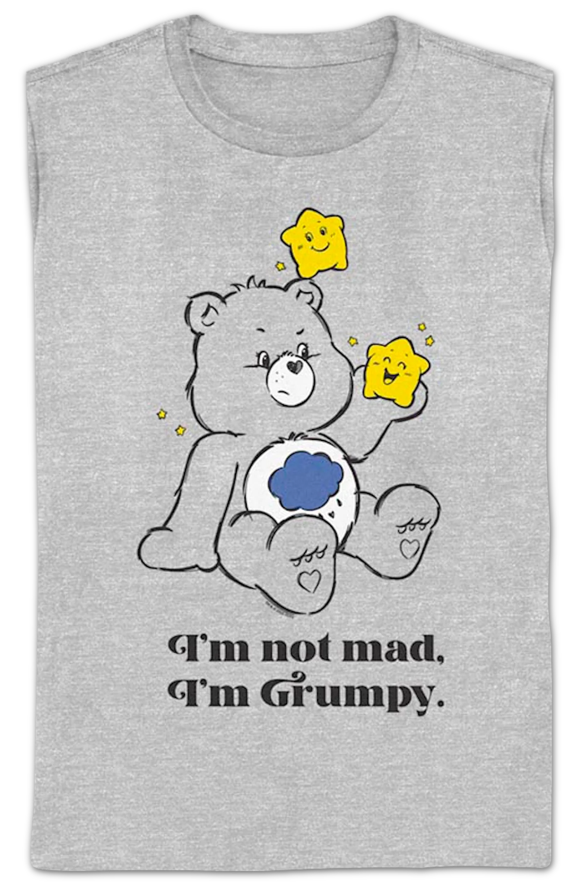 Womens I'm Not Mad I'm Grumpy Care Bears Shirt - Image 2