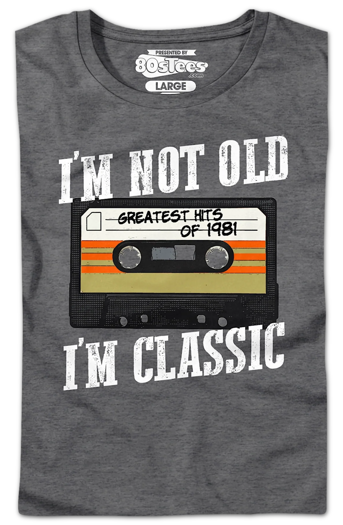 Womens I'm Not Old I'm Classic Greatest Hits Of 1981 Shirt - Image 2