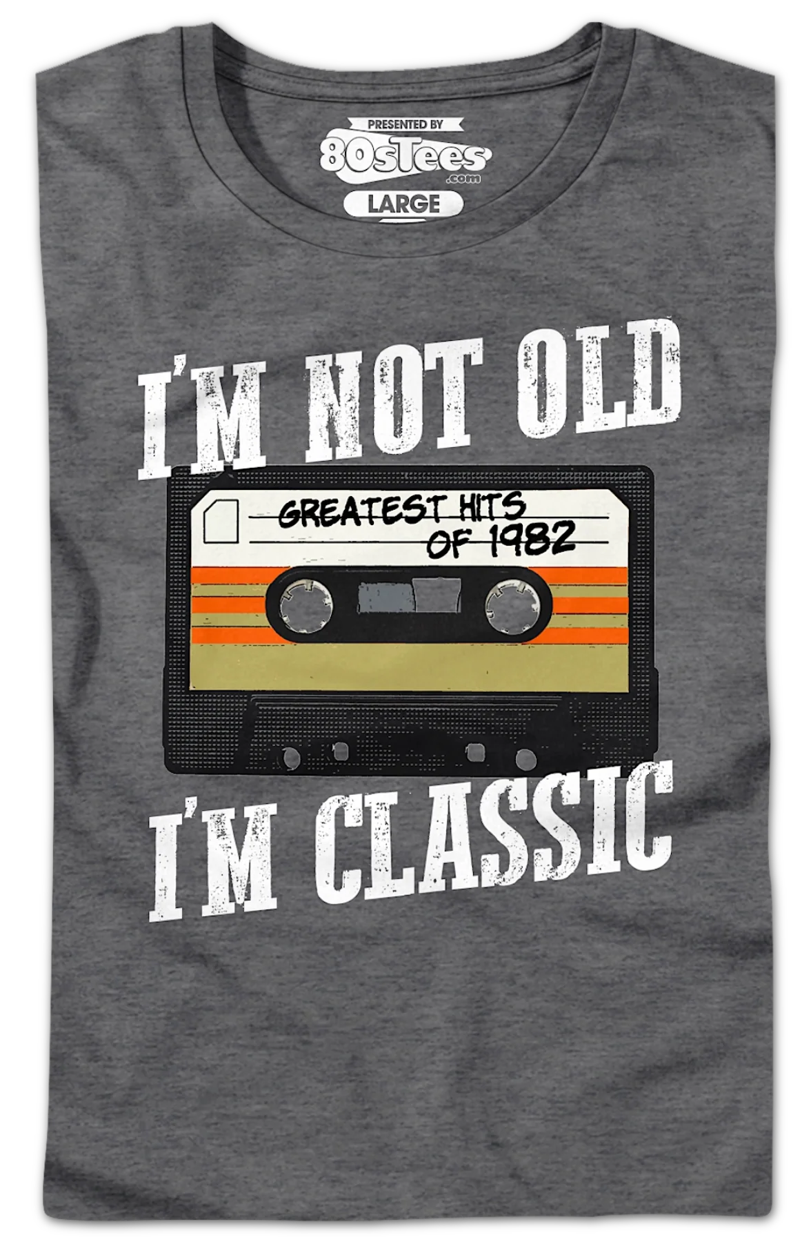 Womens I'm Not Old I'm Classic Greatest Hits Of 1982 Shirt - Image 2