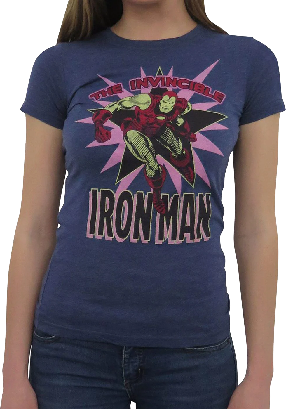 Womens Invincible Iron Man Marvel Comics Shirt