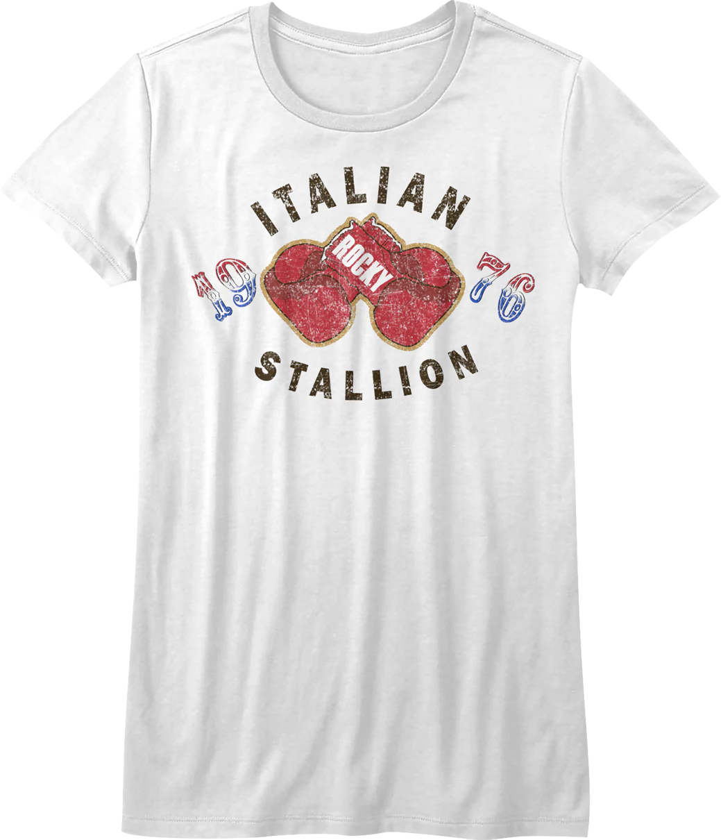 Womens Italian Stallion 1976 Rocky Shirt