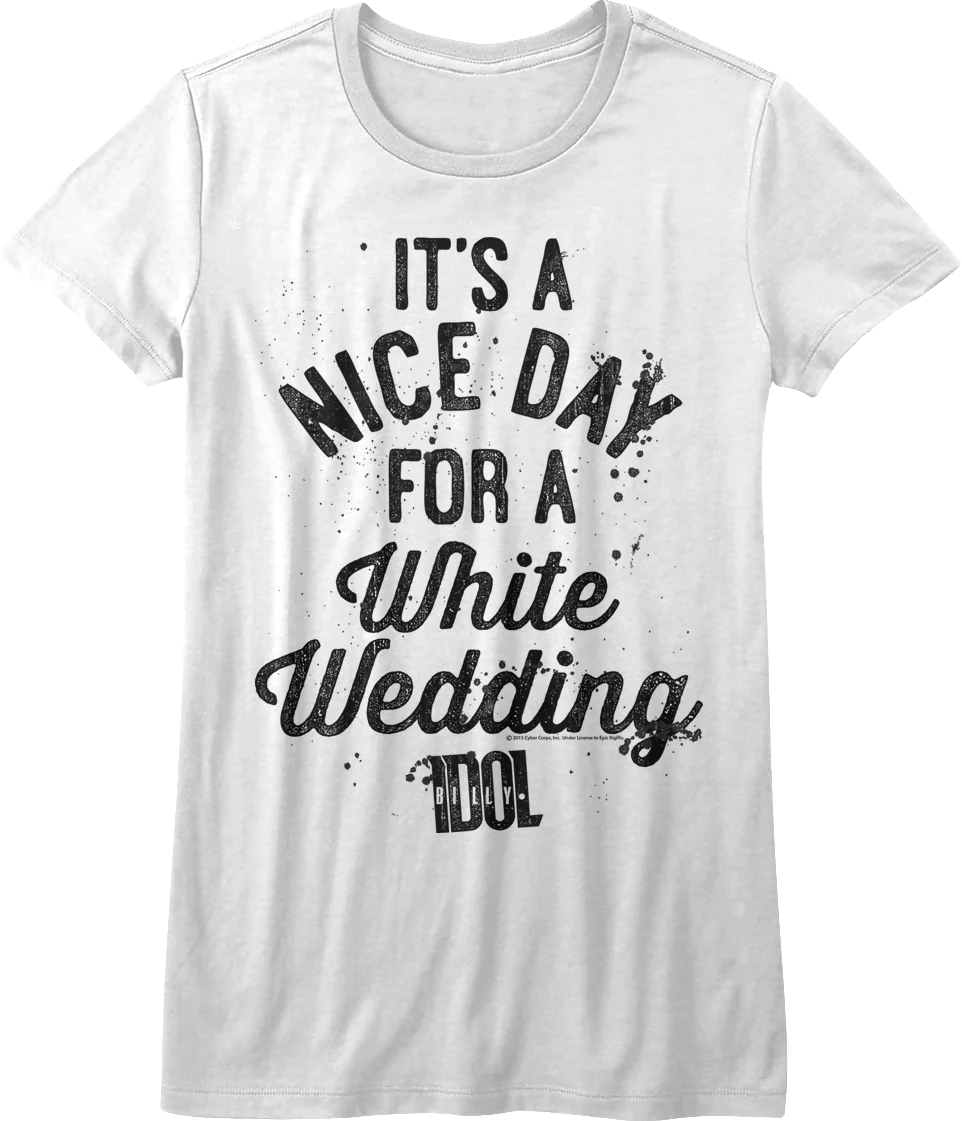 Womens It's A Nice Day For A White Wedding Shirt