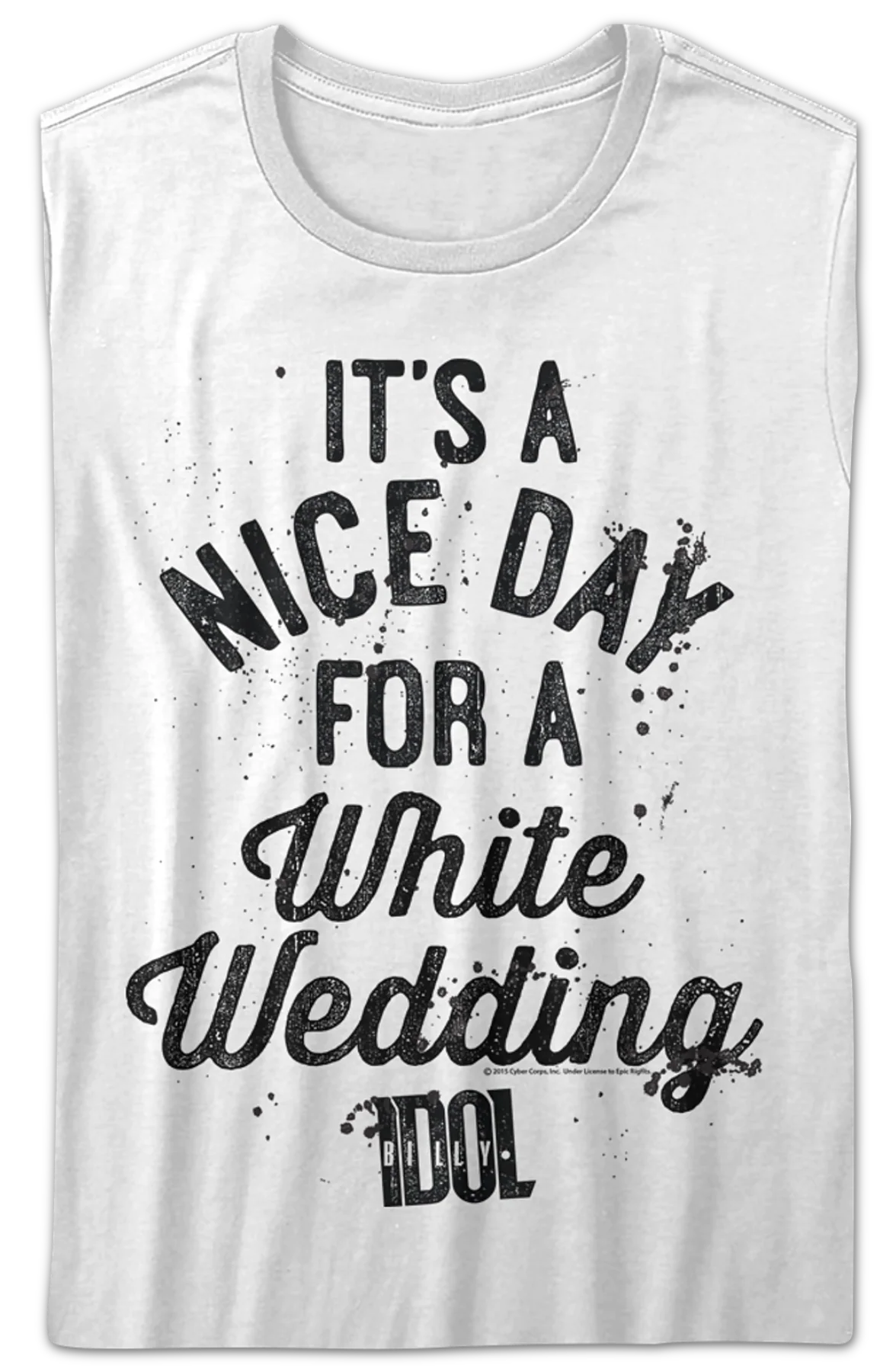 Womens It's A Nice Day For A White Wedding Shirt - Image 2