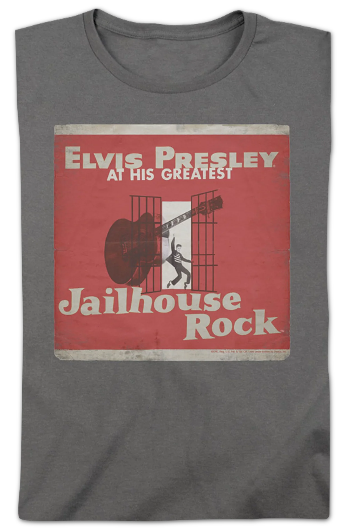 Womens Jailhouse Rock Elvis Presley T-Shirt - Image 2