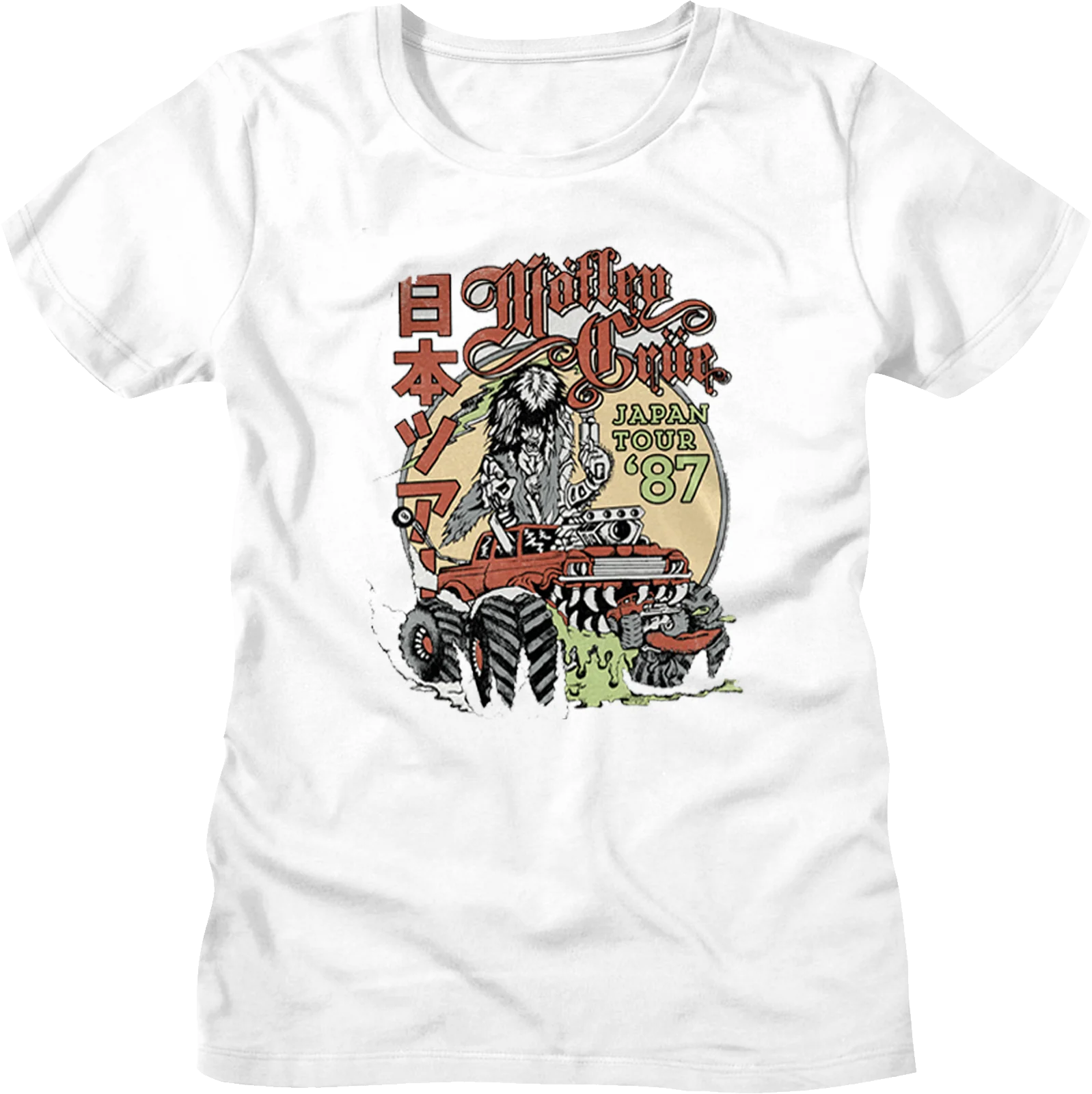 Womens Japan Tour '87 Motley Crue Shirt