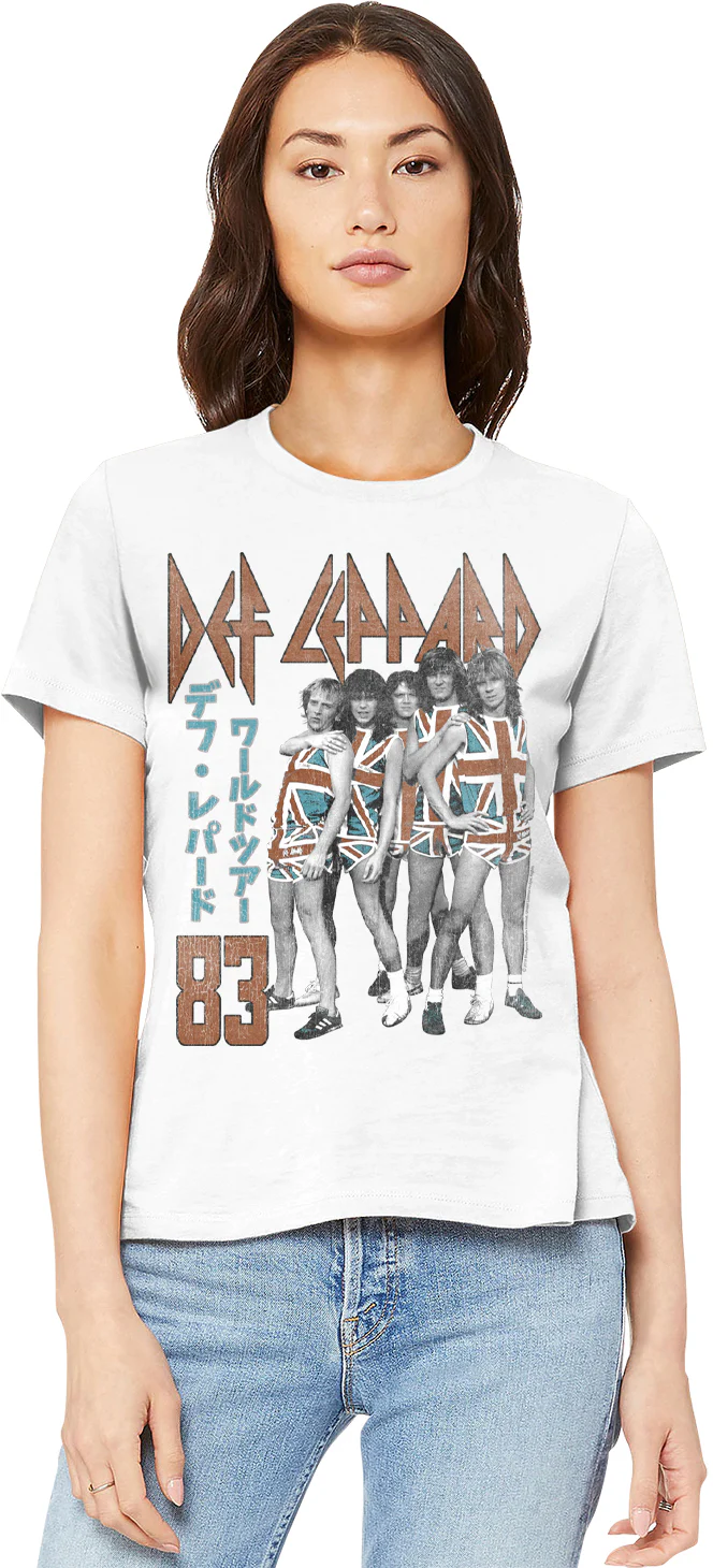 Womens Japanese Def Leppard Shirt