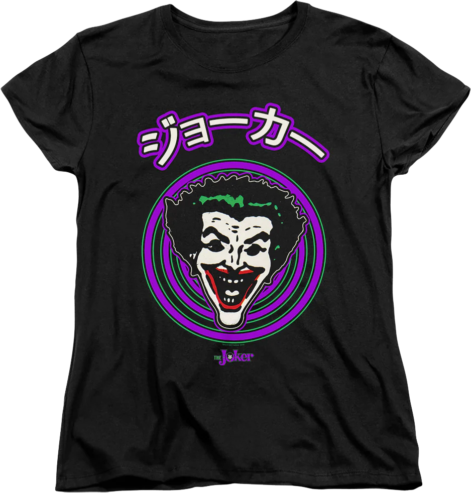 Womens Japanese Joker DC Comics Shirt
