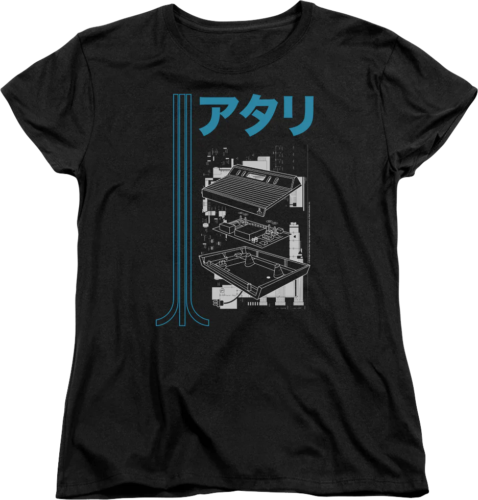 Womens Japanese Schematic Atari Shirt