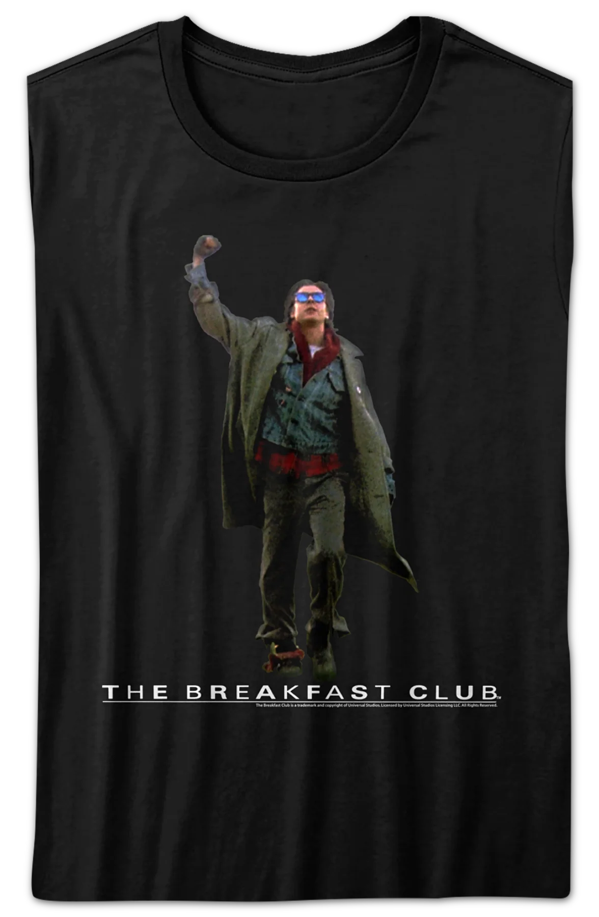 Womens John Bender Fist Pump Breakfast Club Shirt - Image 2