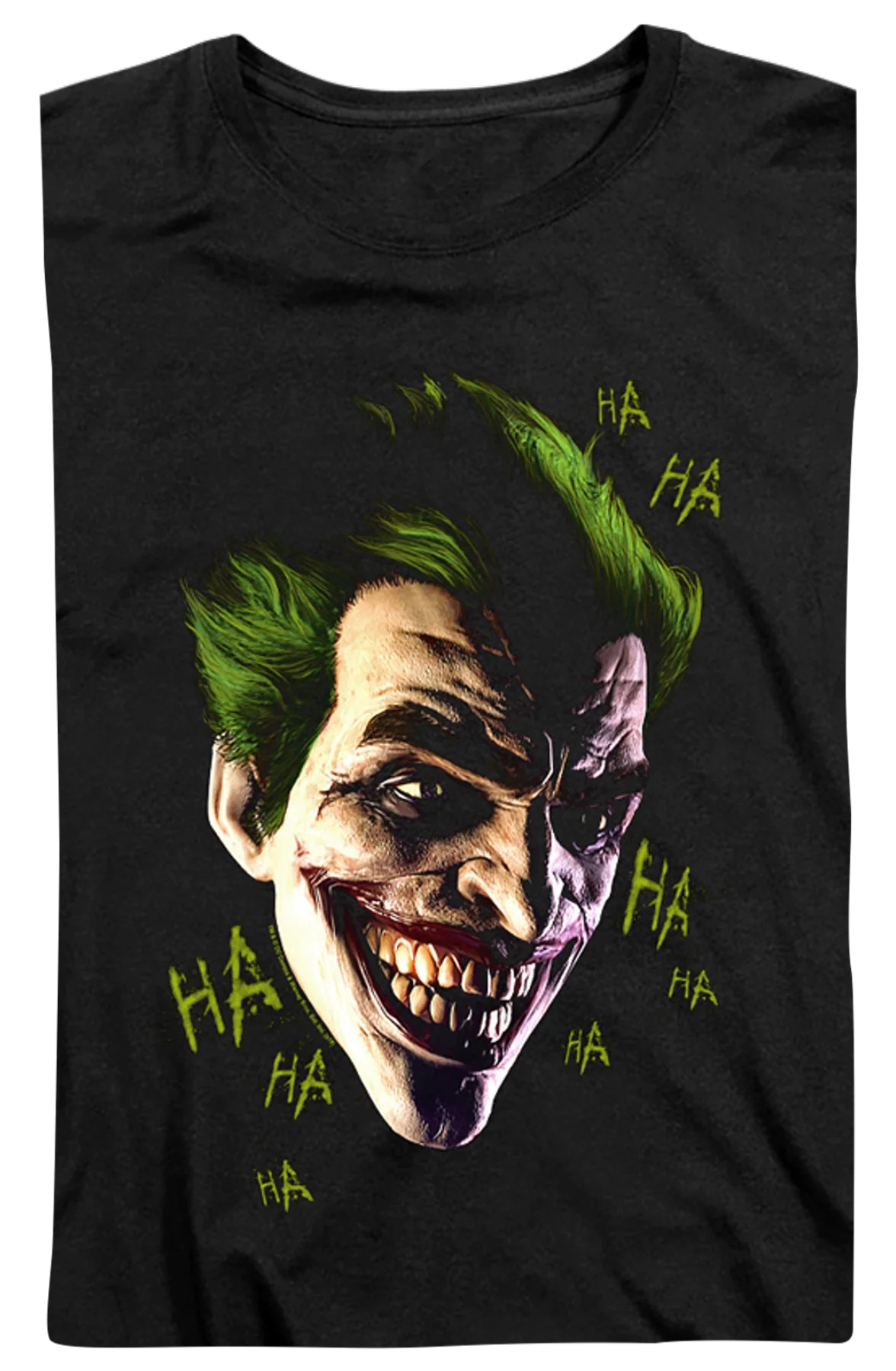 Womens Joker Laughing Clown Prince of Crime DC Comics Shirt - Image 2