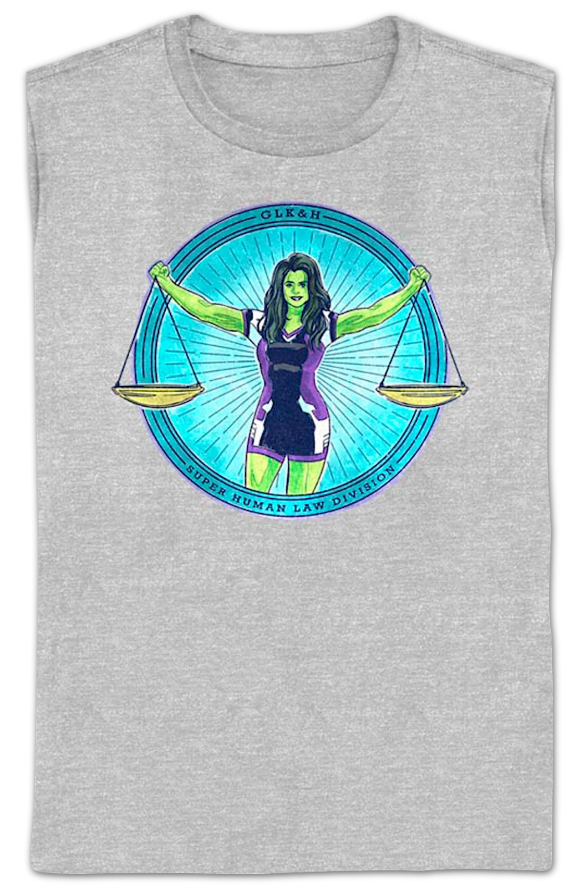 Womens Justice She-Hulk Marvel Comics Shirt - Image 2