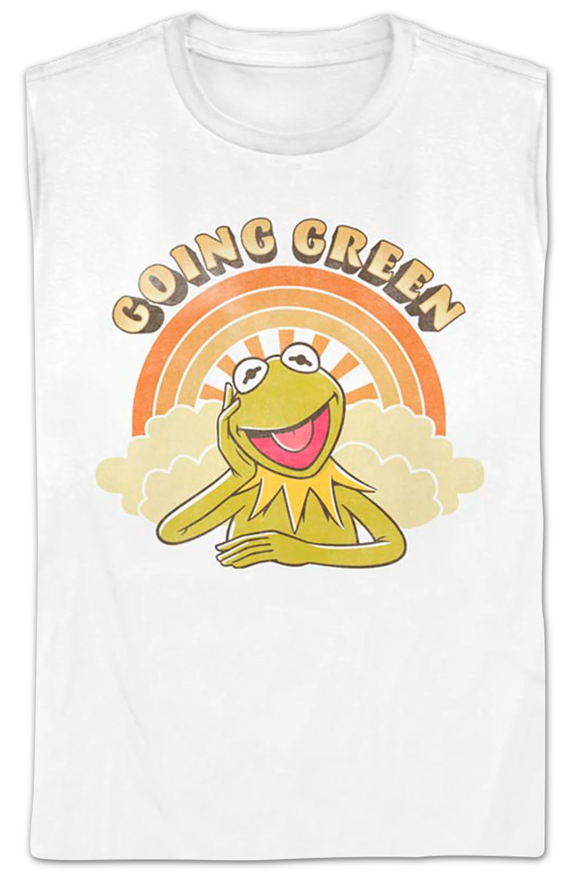 Womens Kermit The Frog Going Green Muppets Shirt - Image 2