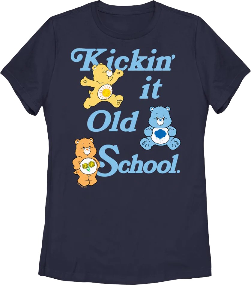 Womens Kickin' It Old School Care Bears Shirt