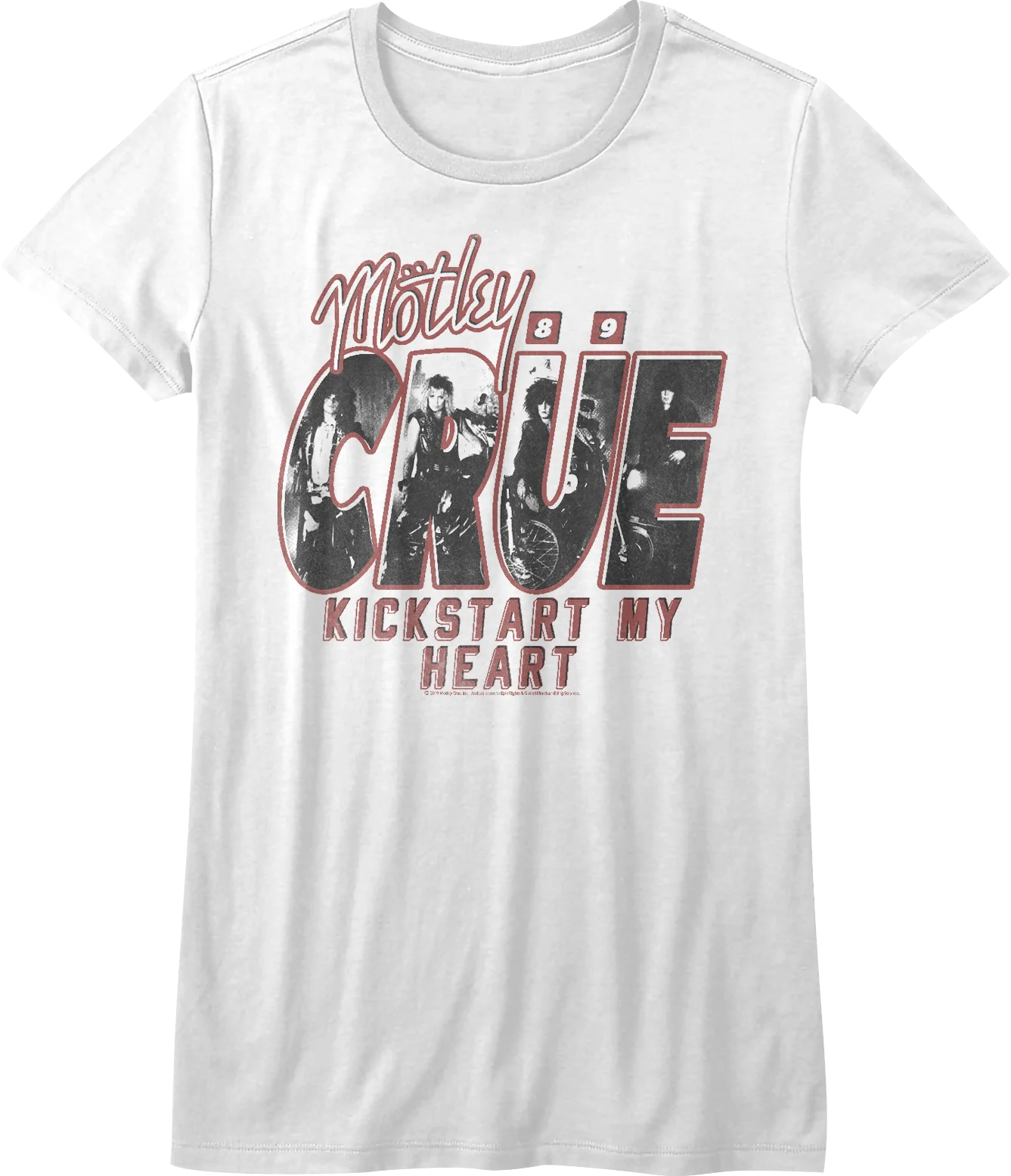 Womens Kickstart My Heart Motley Crue Shirt