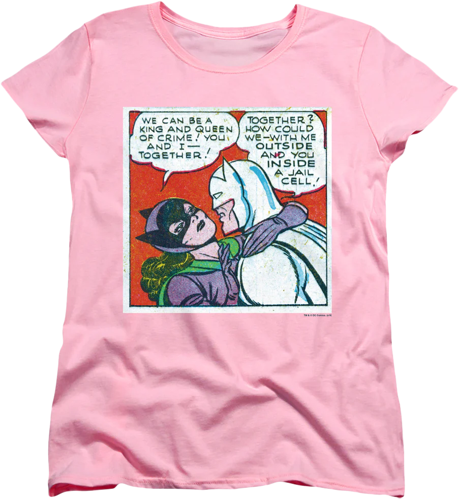 Womens King and Queen of Crime Batman Shirt