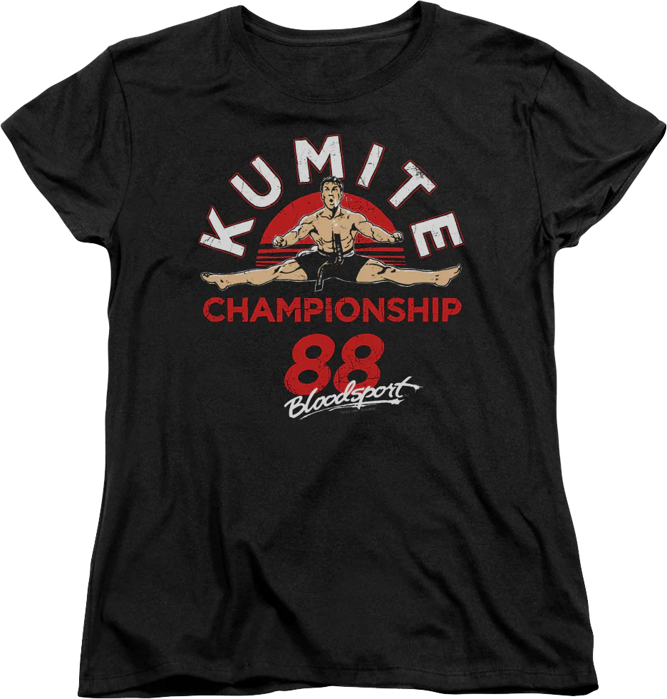 Womens Kumite Championship Bloodsport Shirt