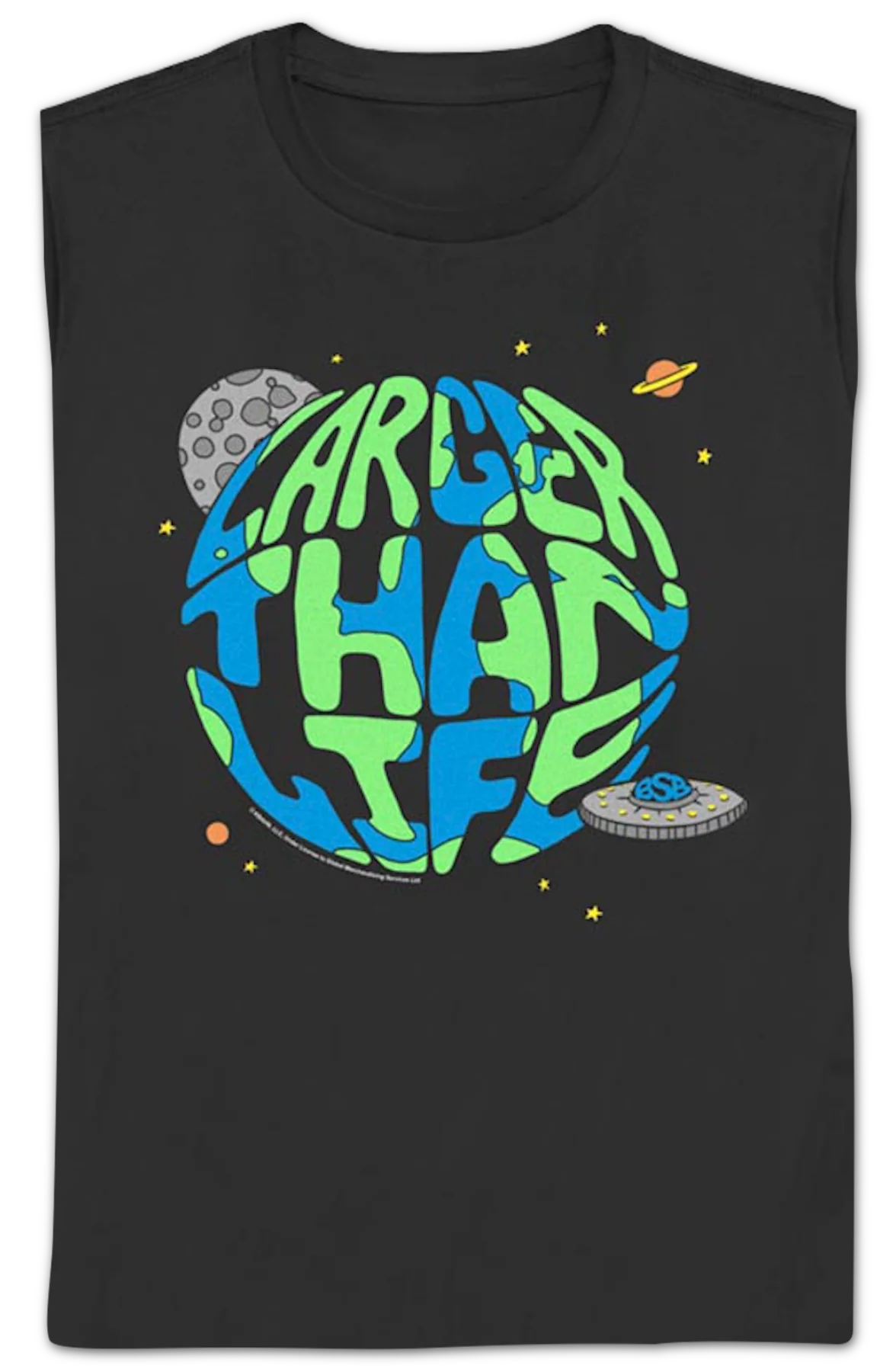 Womens Larger Than Life Globe Backstreet Boys Shirt - Image 2
