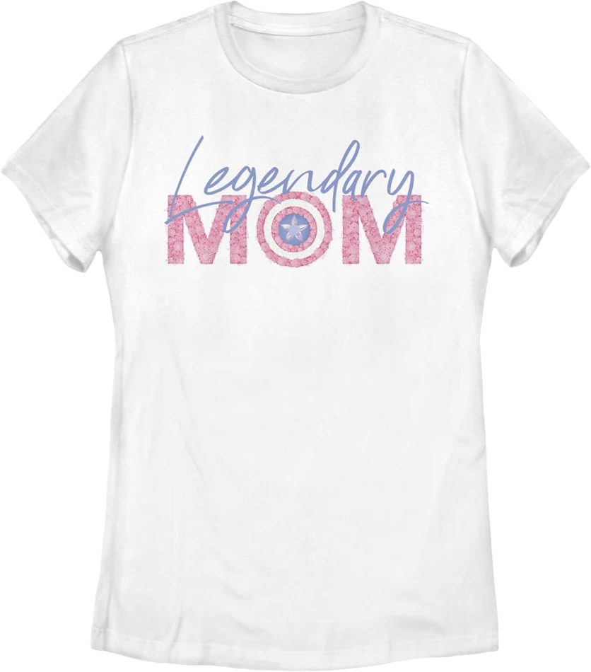 Womens Legendary Mom Marvel Comics Shirt