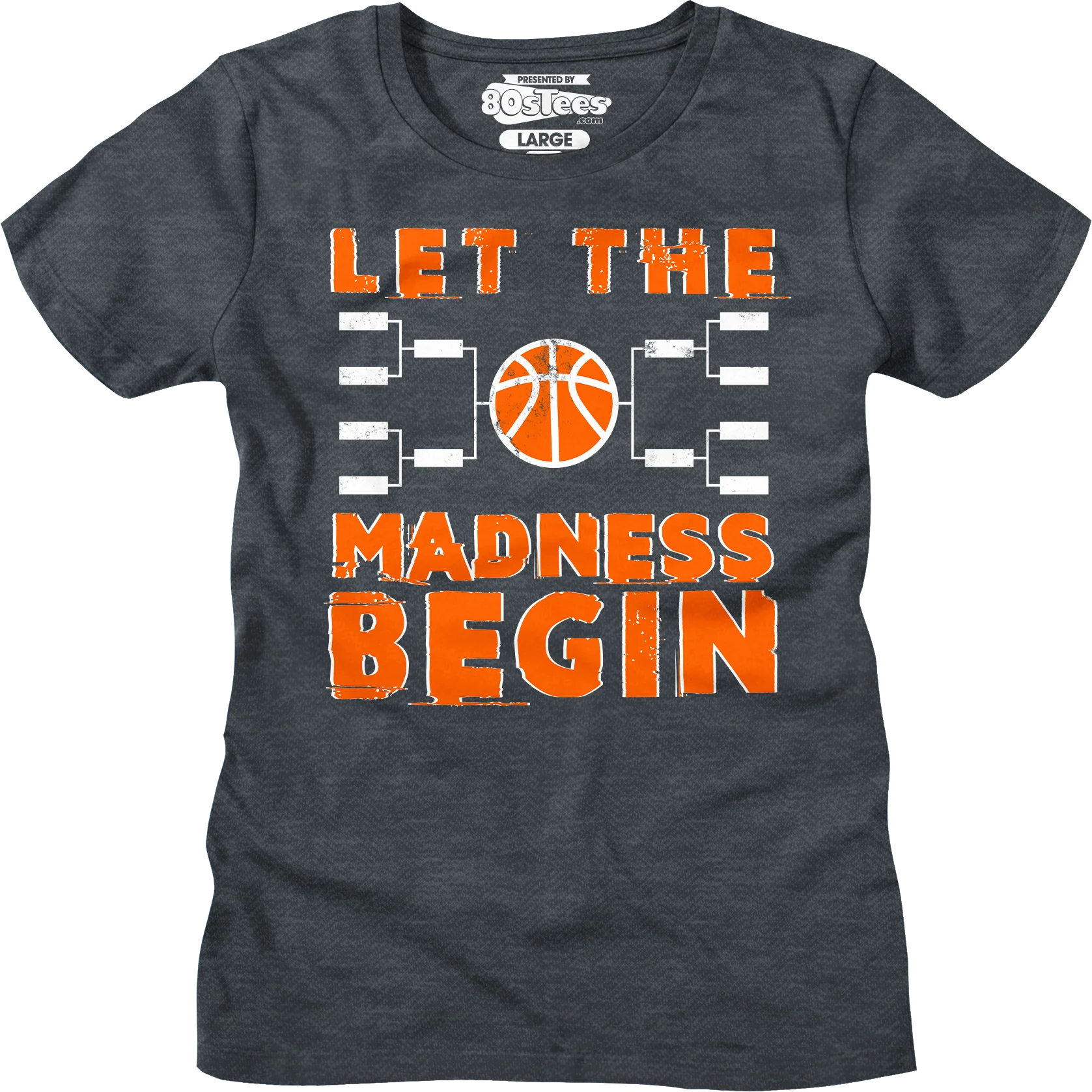 Womens Let The Madness Begin March Madness Shirt - Image 5
