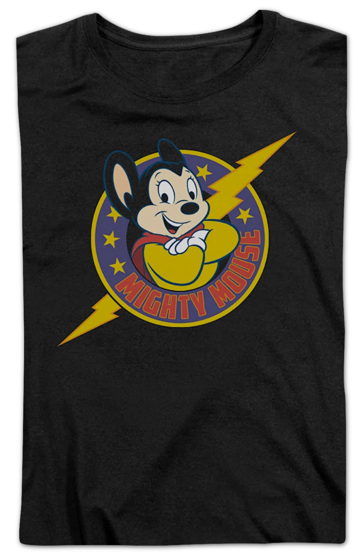 Womens Lightning Bolt Mighty Mouse Shirt - Image 2