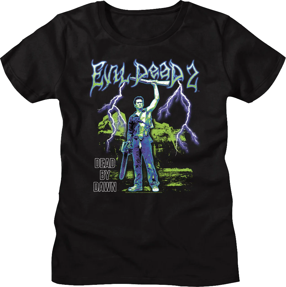 Womens Lightning Storm Evil Dead 2 Shirt