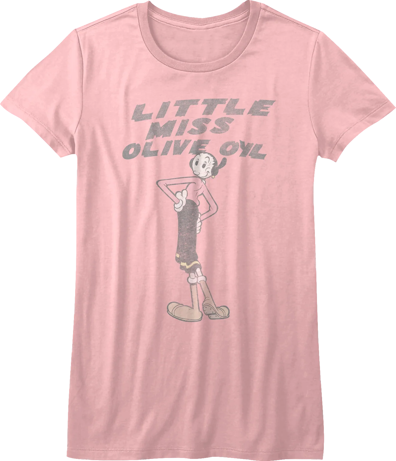 Womens Little Miss Olive Oyl Popeye Shirt
