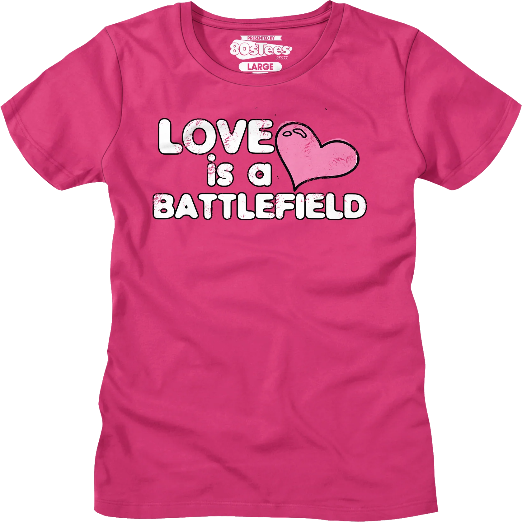Womens Love Is A Battlefield Shirt - Image 3