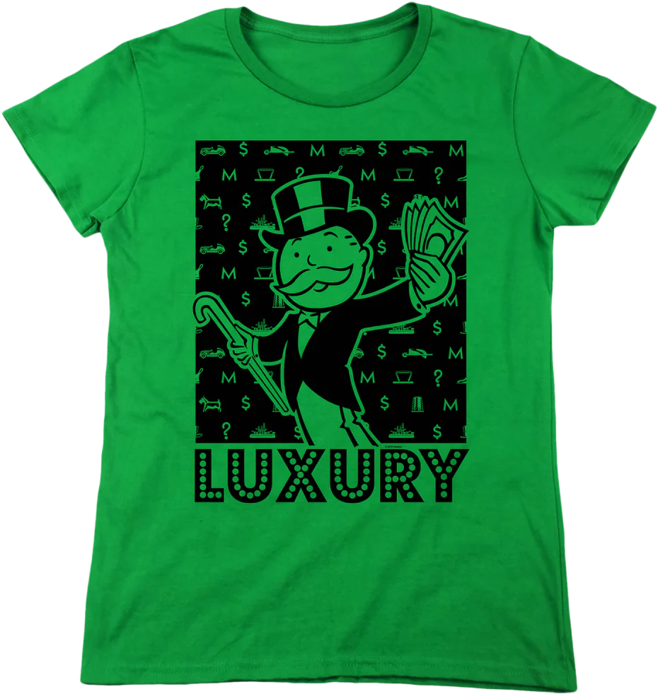 Womens Luxury Monopoly Shirt