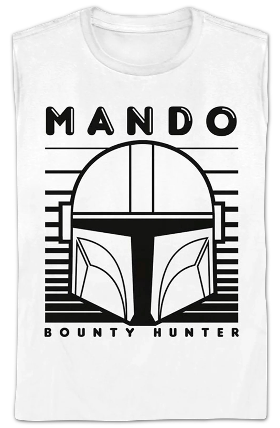 Womens Mando Helmet The Mandalorian Star Wars Shirt - Image 2