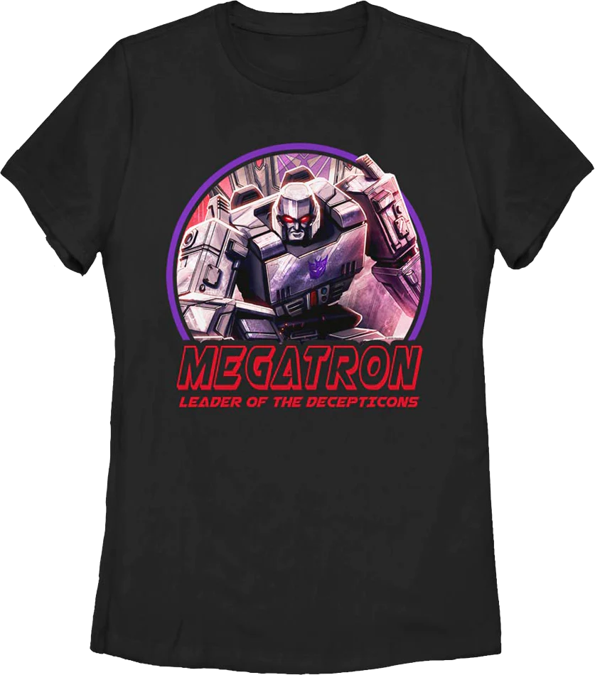 Womens Megatron Leader Of The Decepticons Transformers Shirt