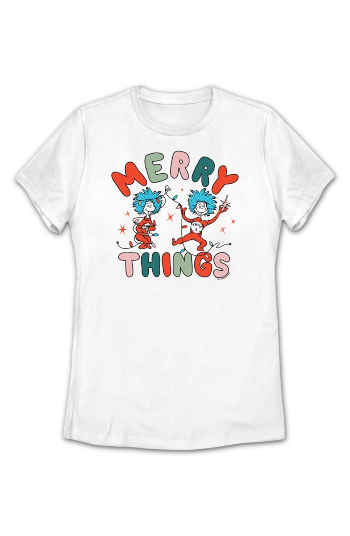 Womens Merry Things Dr. Seuss Shirt - Image 2