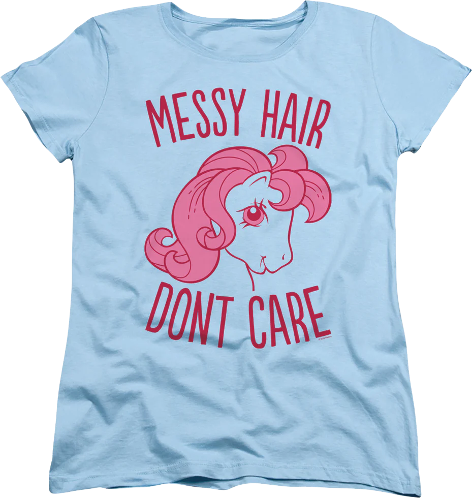 Womens Messy Hair My Little Pony Shirt