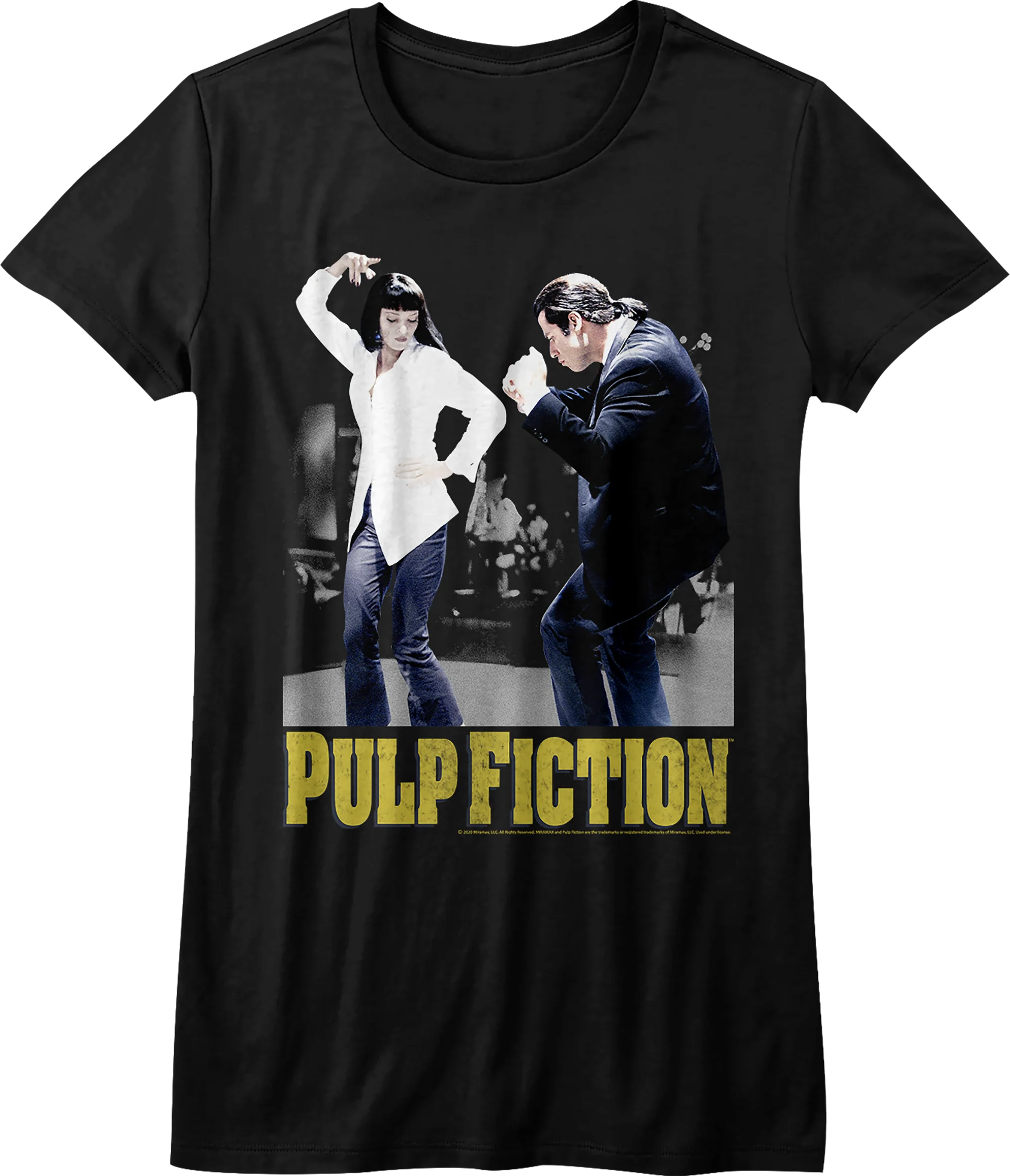 Womens Mia and Vincent Dancing Pulp Fiction Shirt