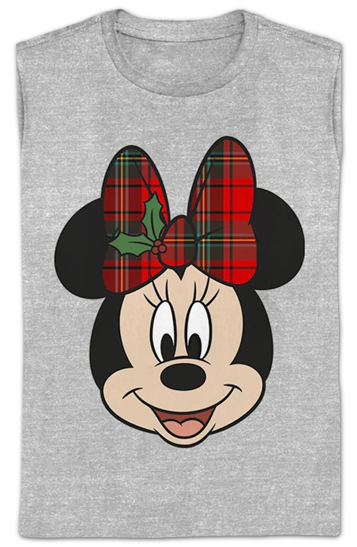 Womens Minnie Mouse Christmas Bow Disney Shirt - Image 2