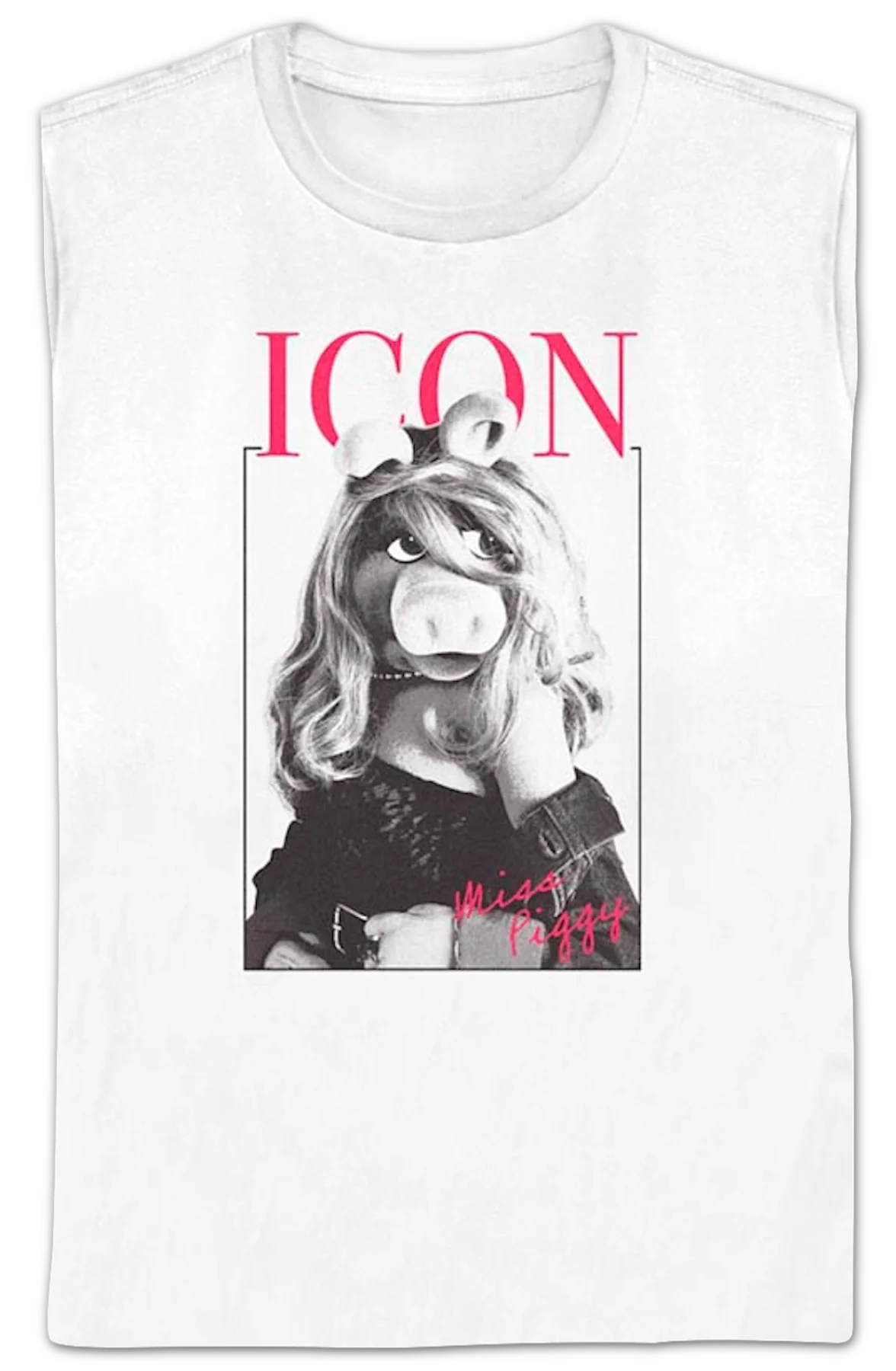 Womens Miss Piggy Icon Muppets Shirt - Image 2