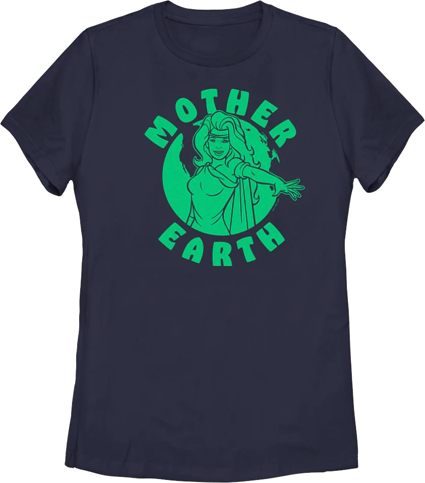 Womens Mother Earth Captain Planet Shirt