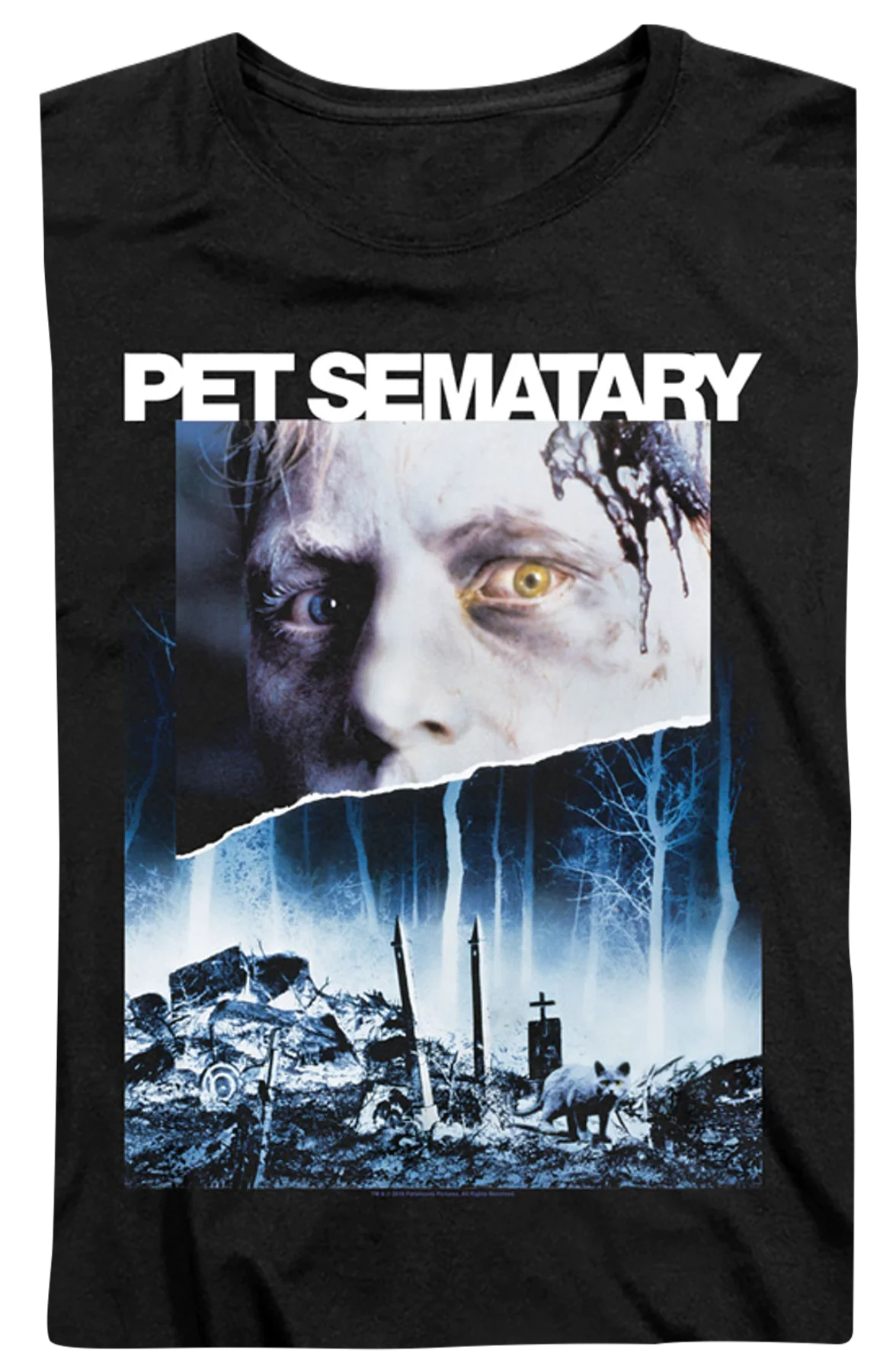 Womens Movie Poster Pet Sematary Shirt - Image 2