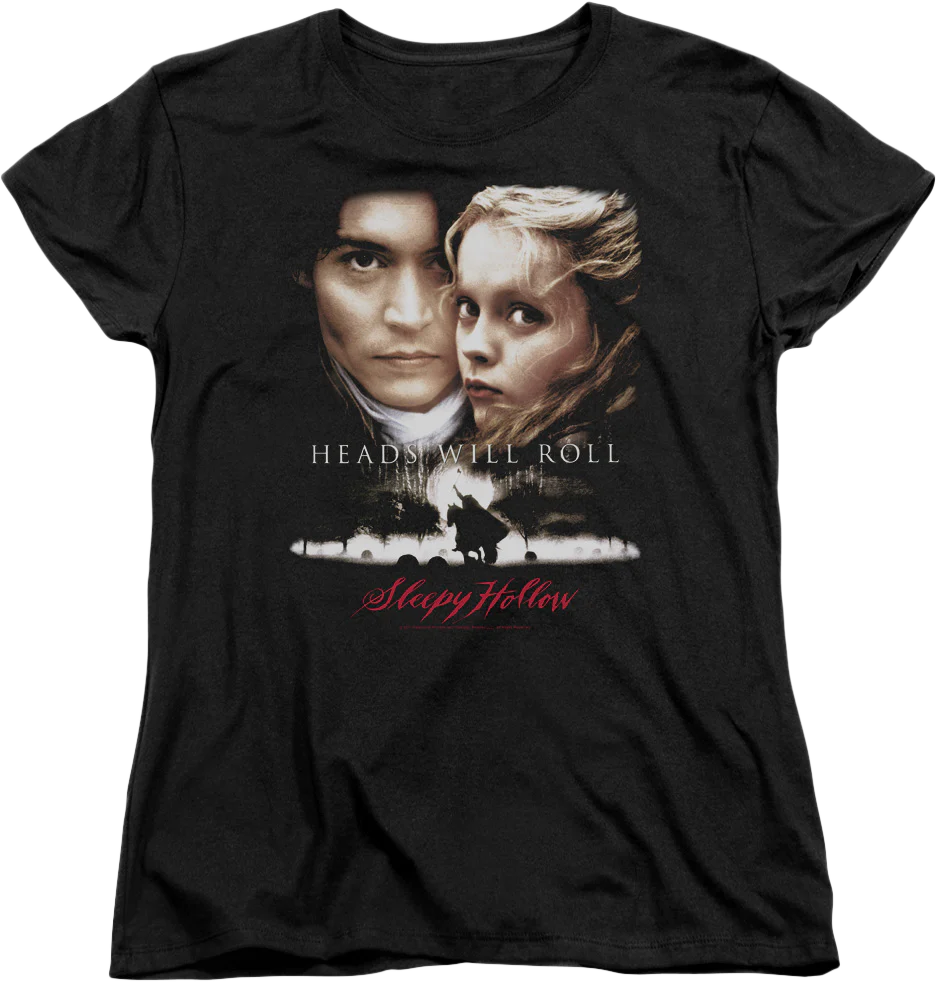 Womens Movie Poster Sleepy Hollow Shirt