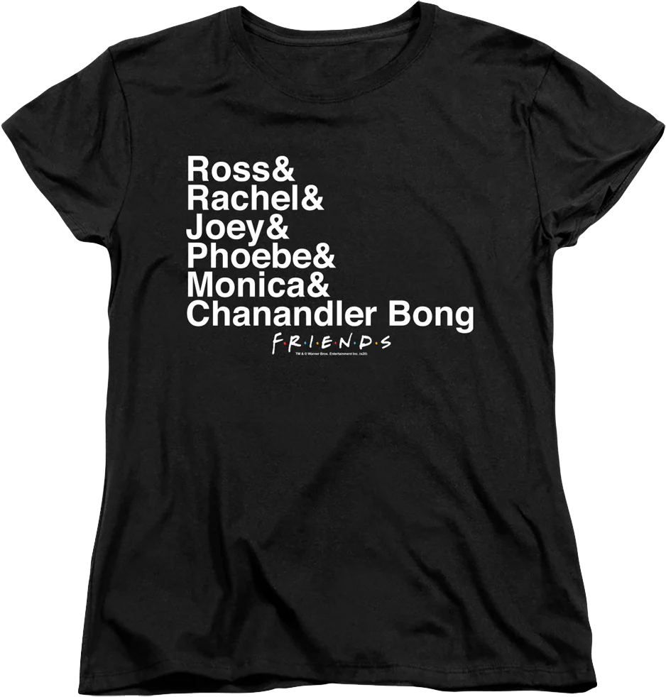 Womens Names Friends Shirt