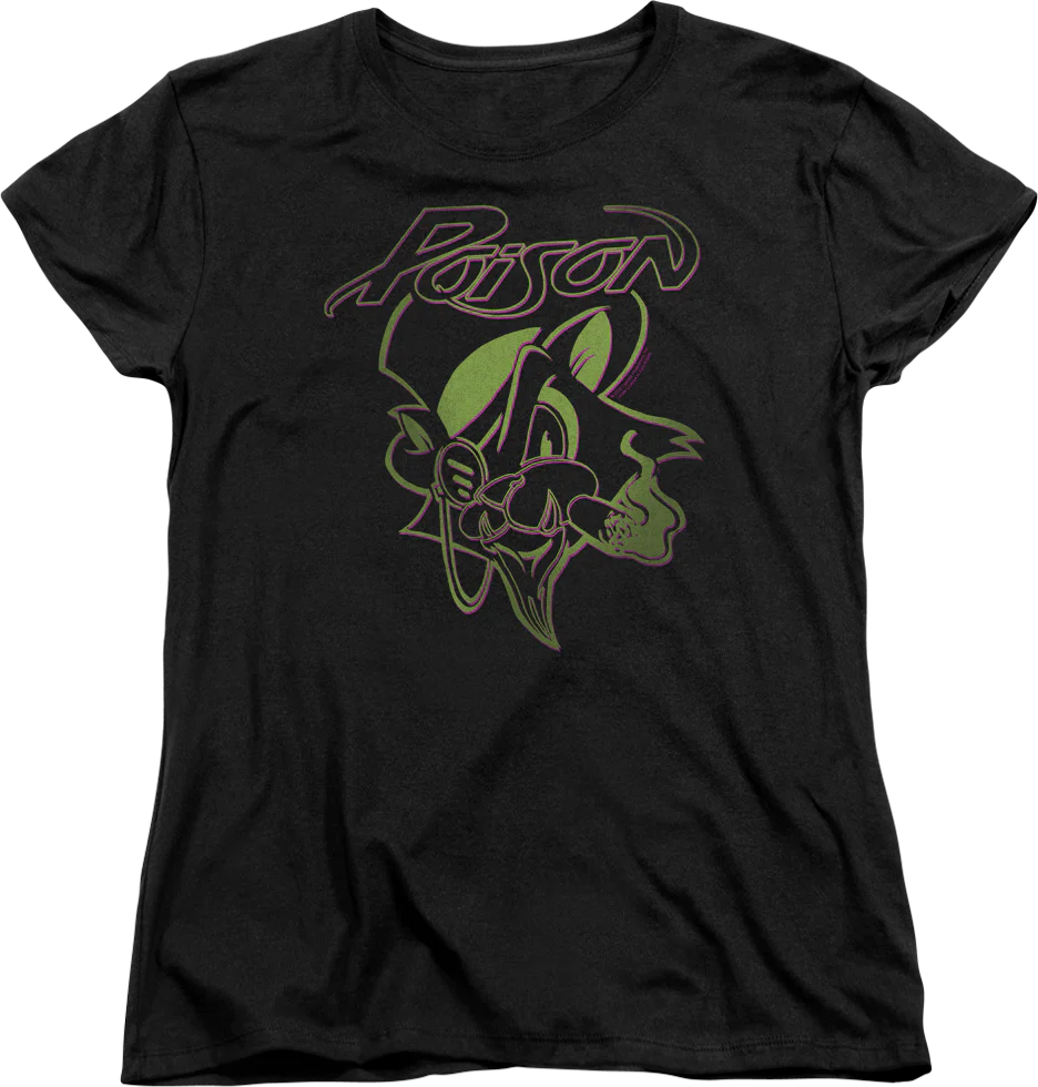 Womens Neon Cat Poison Shirt