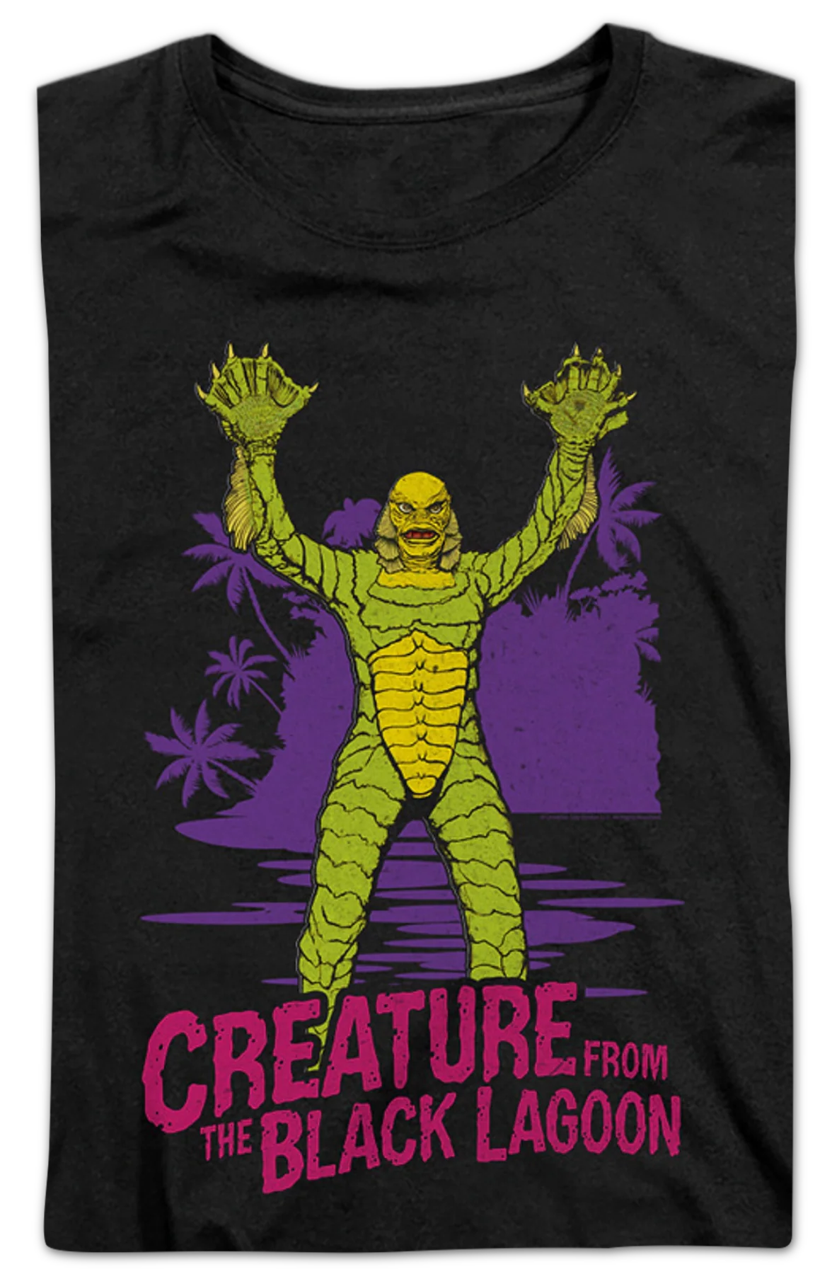 Womens Neon Creature From The Black Lagoon Shirt - Image 2