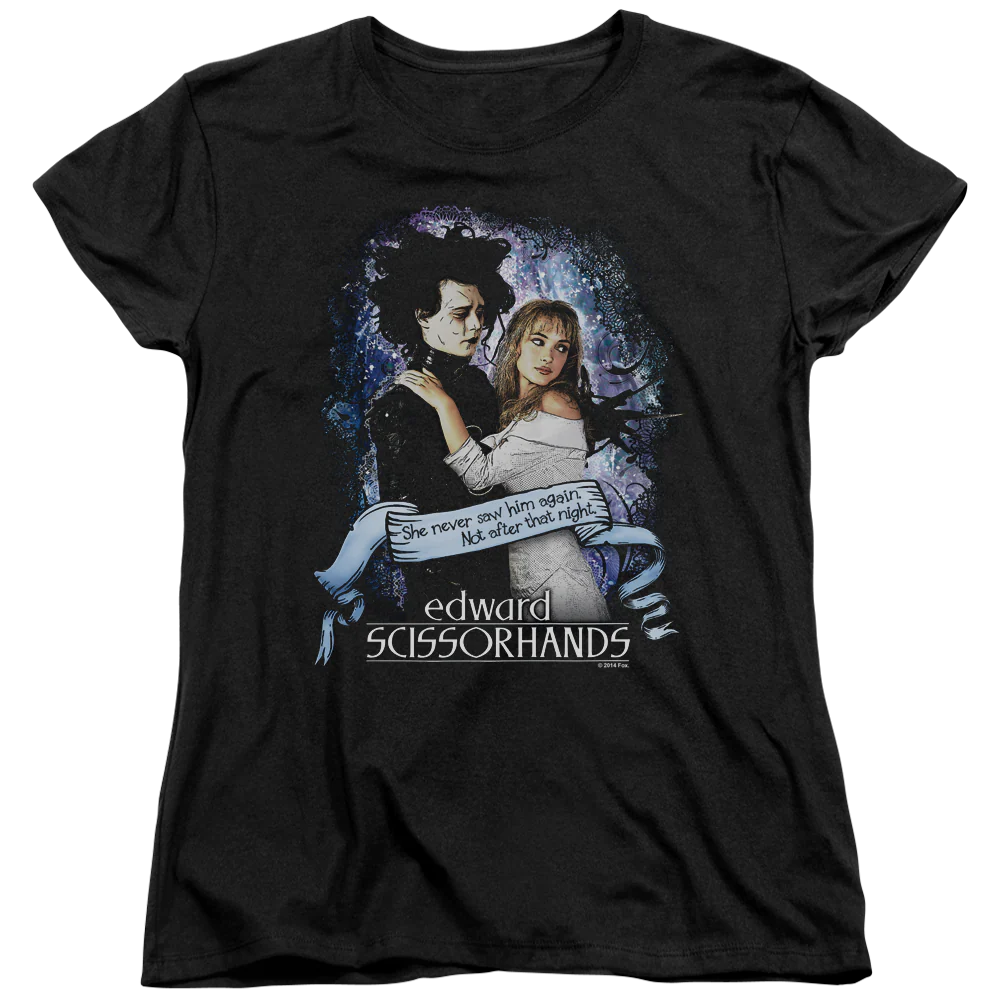 Womens Never Saw Him Again Edward Scissorhands Shirt