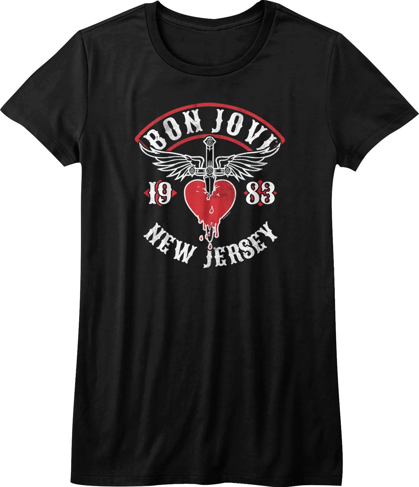 Womens New Jersey 1983 Bon Jovi Shirt