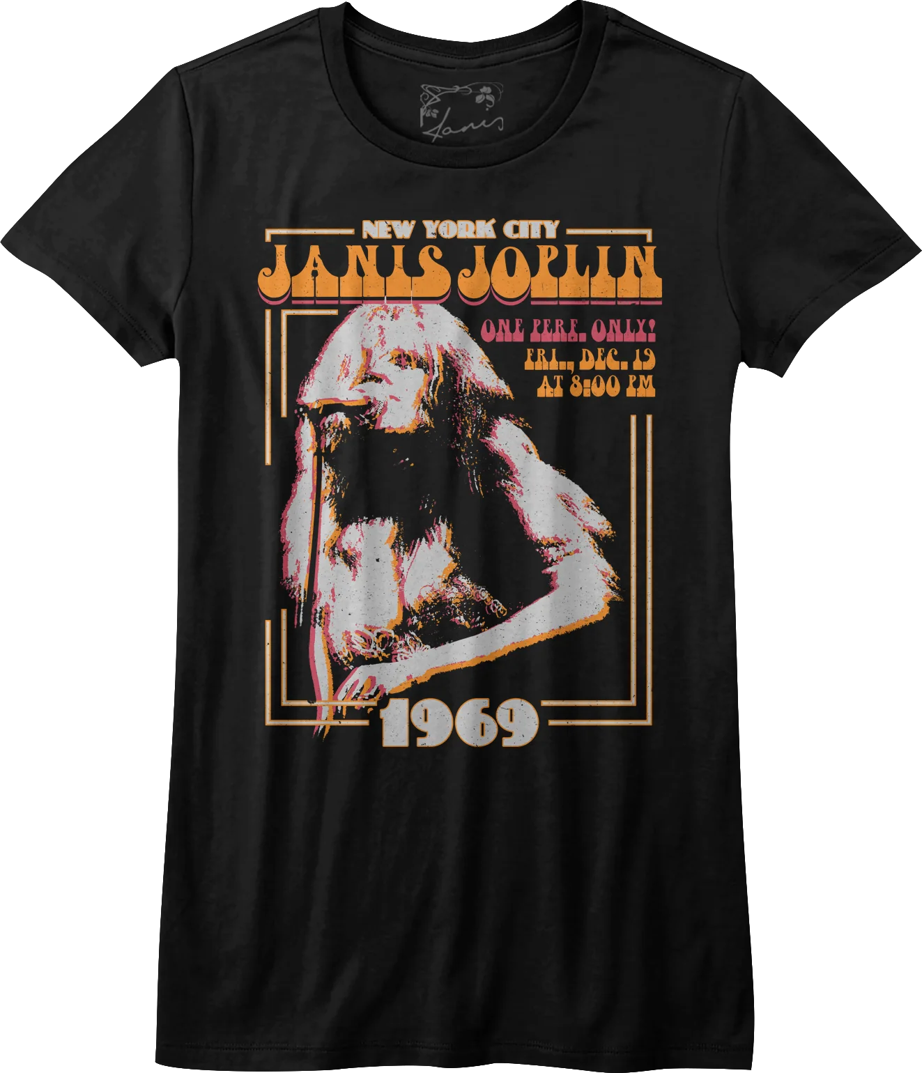 Womens New York City Janis Joplin Shirt