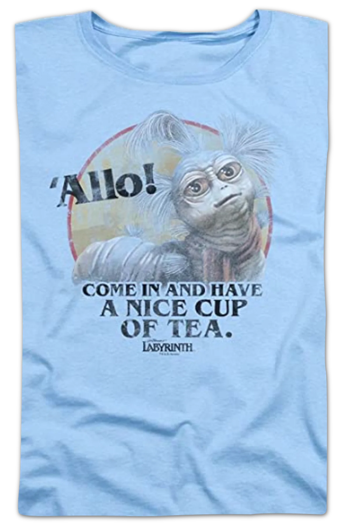 Womens Nice Cup of Tea Labyrinth Shirt - Image 2