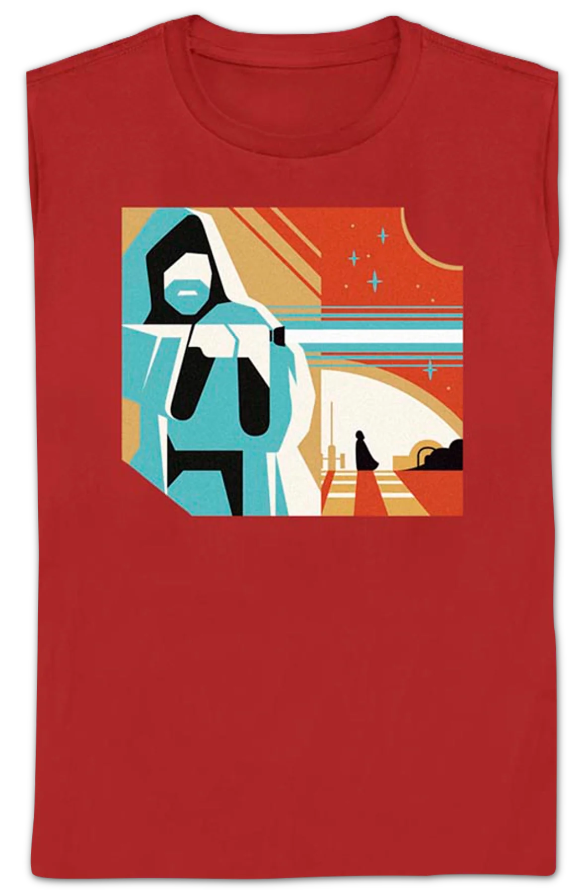 Womens Obi-Wan Kenobi Graphic Poster Star Wars Shirt - Image 2