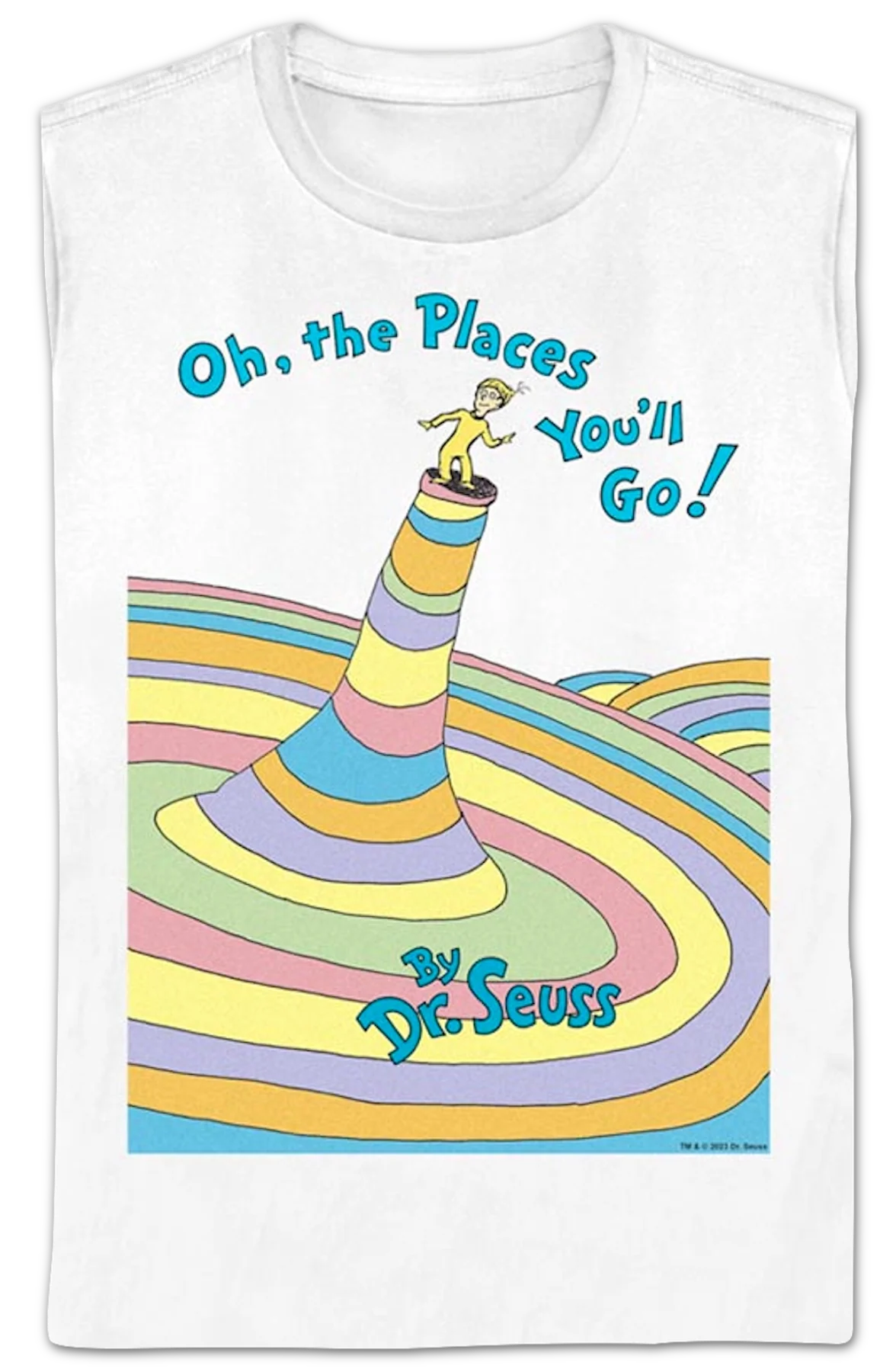 Womens Oh, The Places You'll Go Cover Dr. Seuss Shirt - Image 2